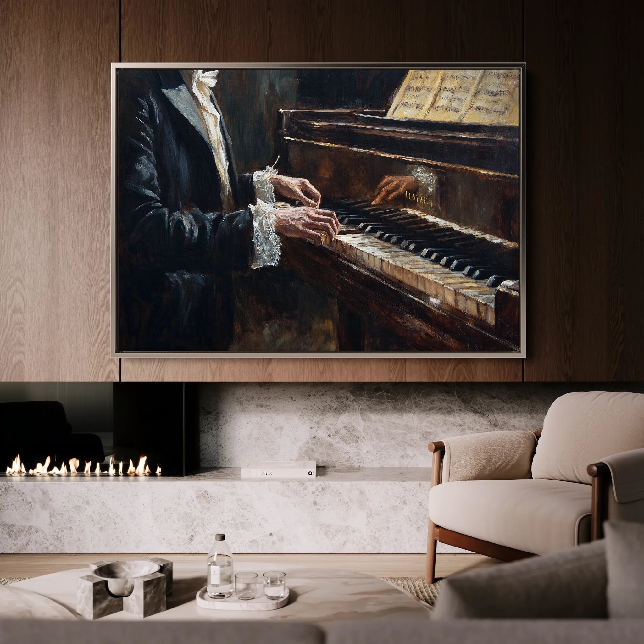 Classic Canvas Wall Art WAD053-CL 90 x 60 cm / Stretched on hidden frame