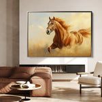Horses 053 Canvas Art 90 x 60 cm / Stretched on hidden frame