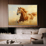 Horses 053 Canvas Art 90 x 60 cm / Stretched on hidden frame