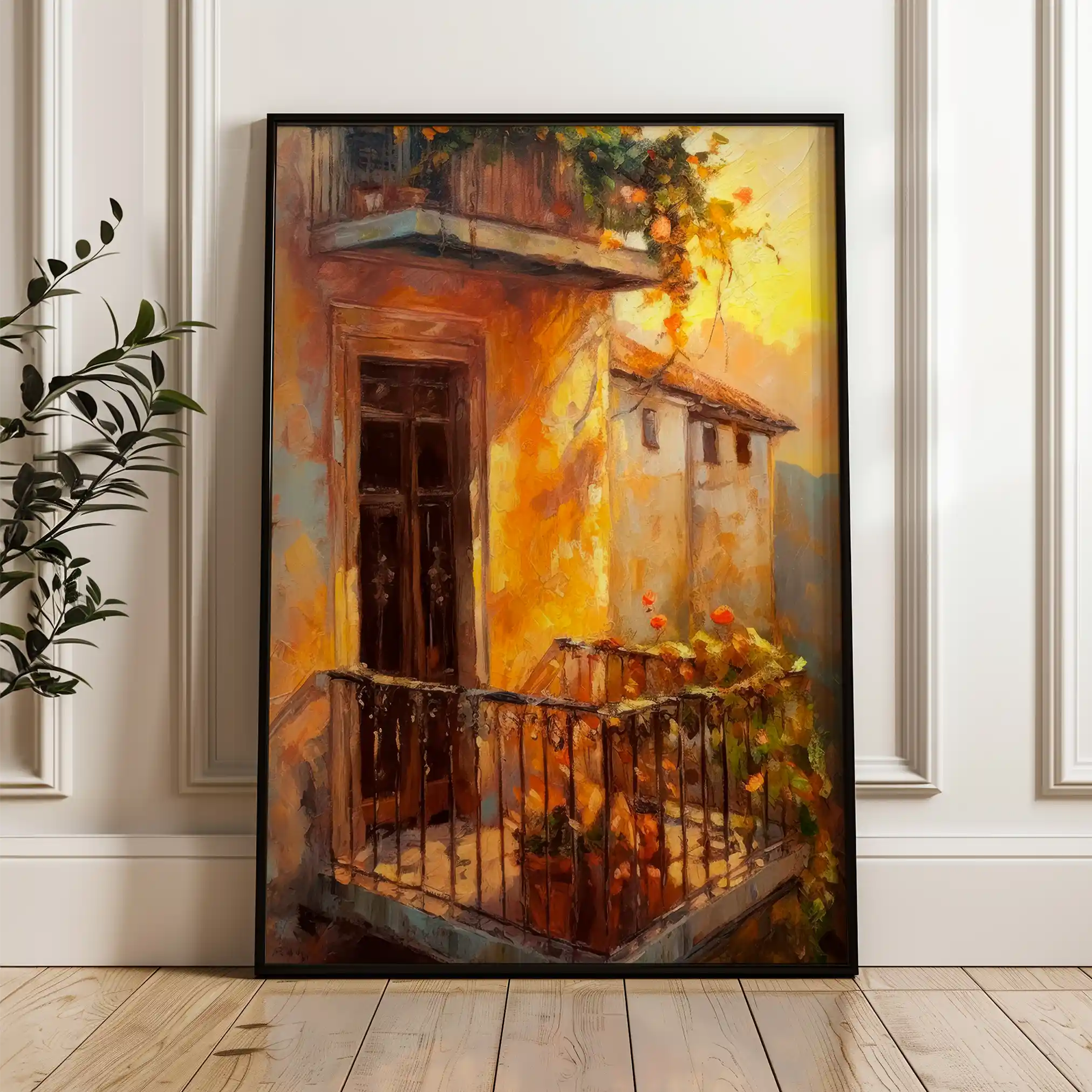 Landscape 053 Canvas Art 90 x 60 cm / Stretched on hidden frame