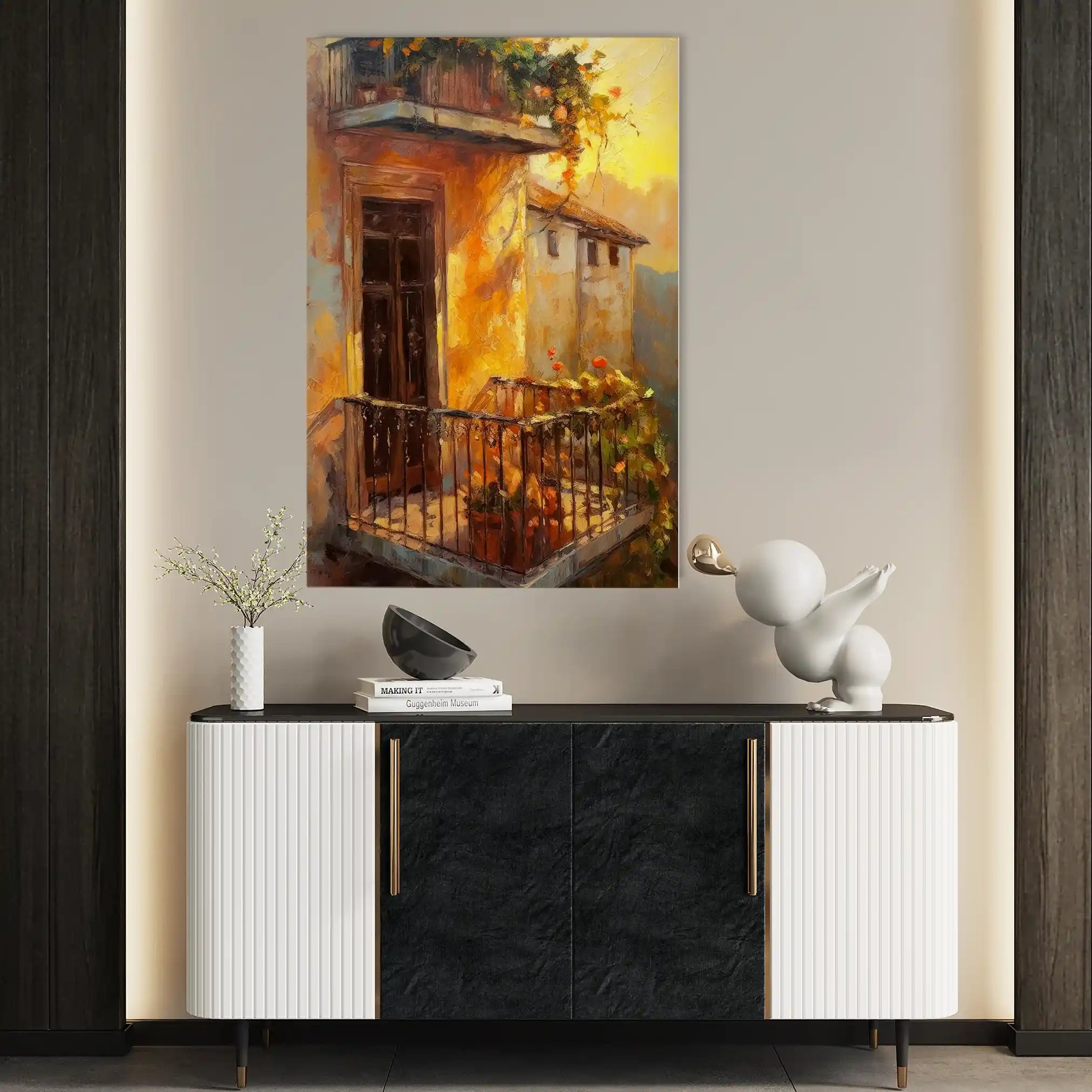 Landscape 053 Canvas Art 90 x 60 cm / Stretched on hidden frame