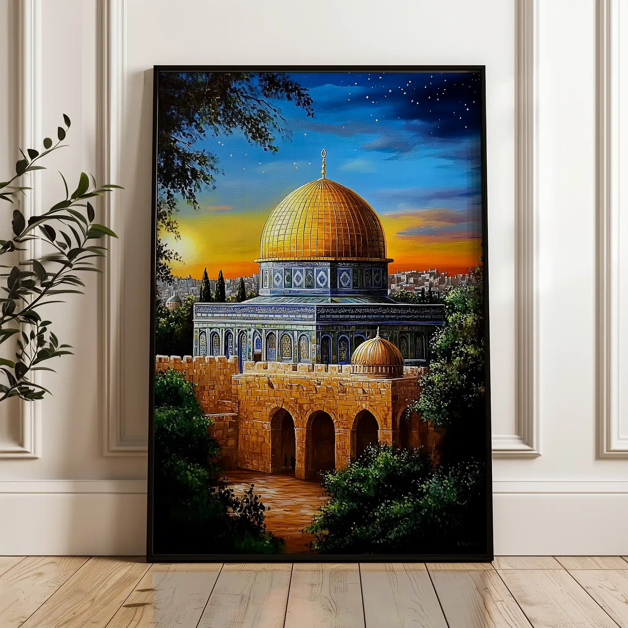 Palestine 053 Canvas Art 90 x 60 cm / Stretched on hidden frame