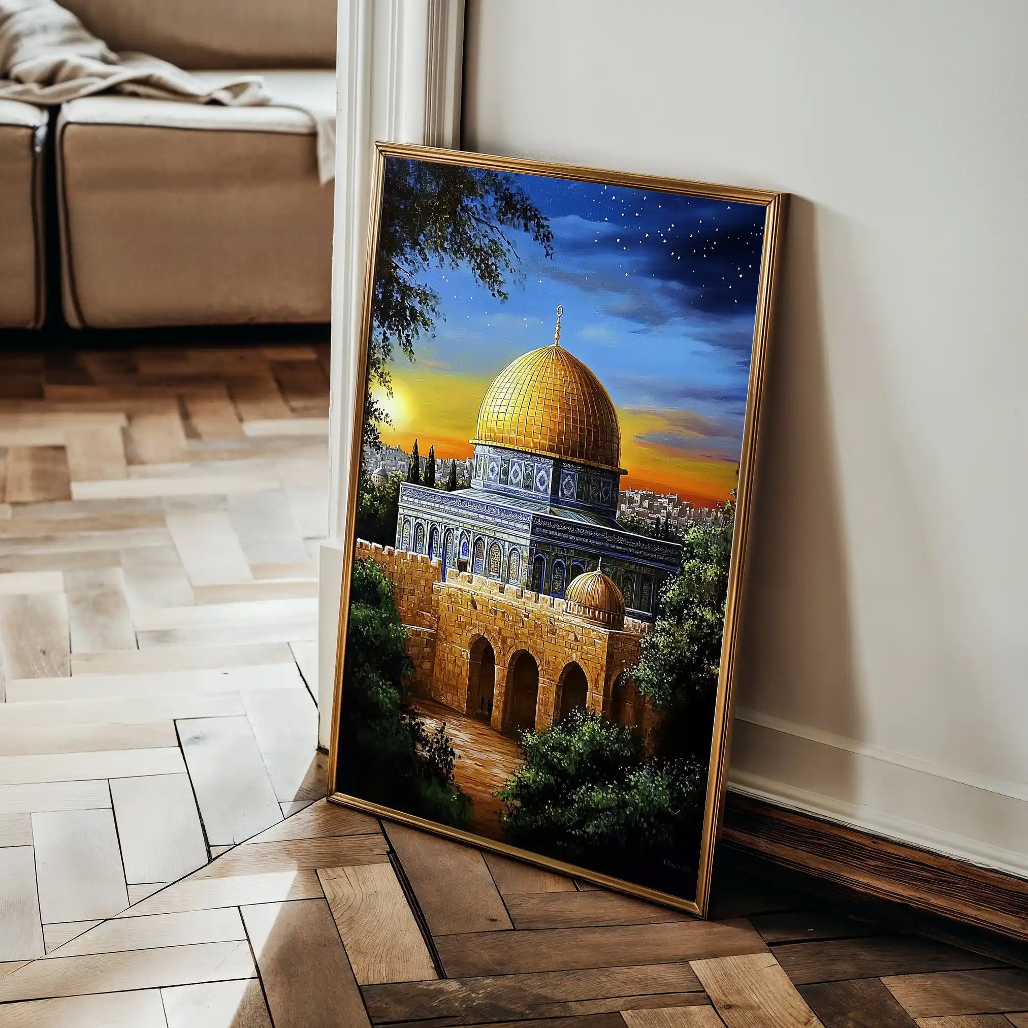 Palestine 053 Canvas Art 90 x 60 cm / Stretched on hidden frame