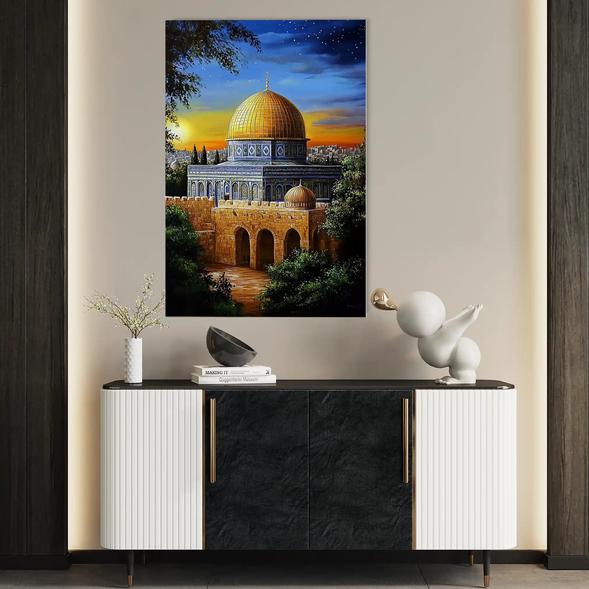 Palestine 053 Canvas Art 90 x 60 cm / Stretched on hidden frame