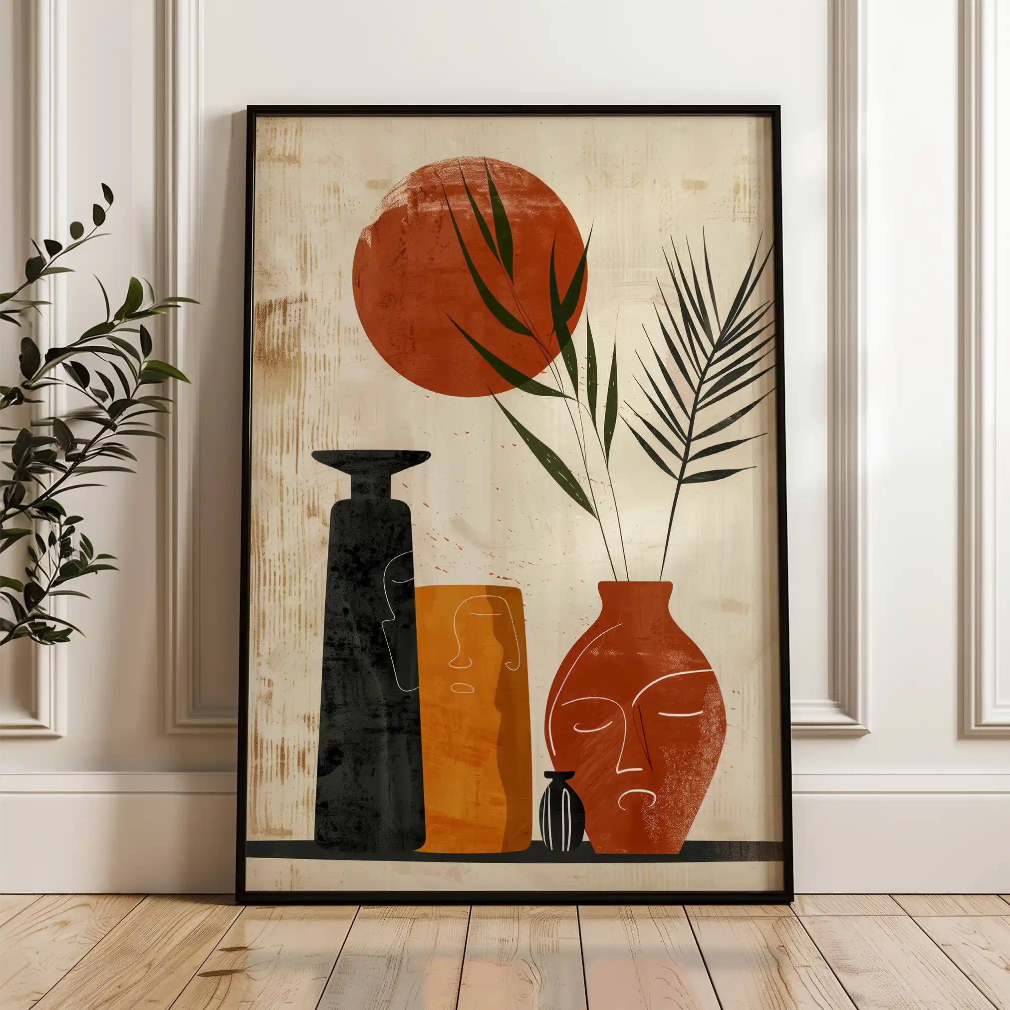 Boho 054 Canvas Art 90 x 60 cm / Stretched on hidden frame