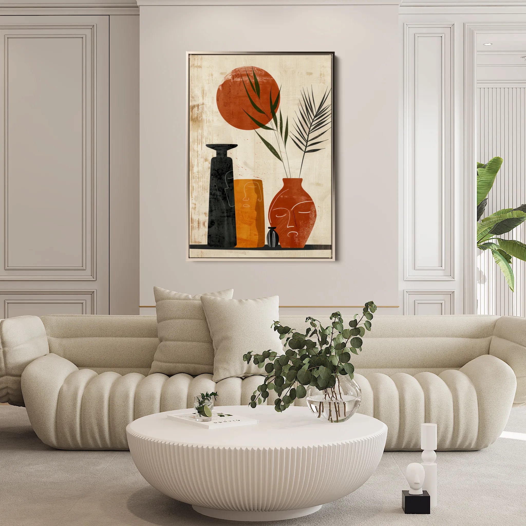 Boho Canvas Wall Art WAD054-BH 90 x 60 cm / Stretched on hidden frame