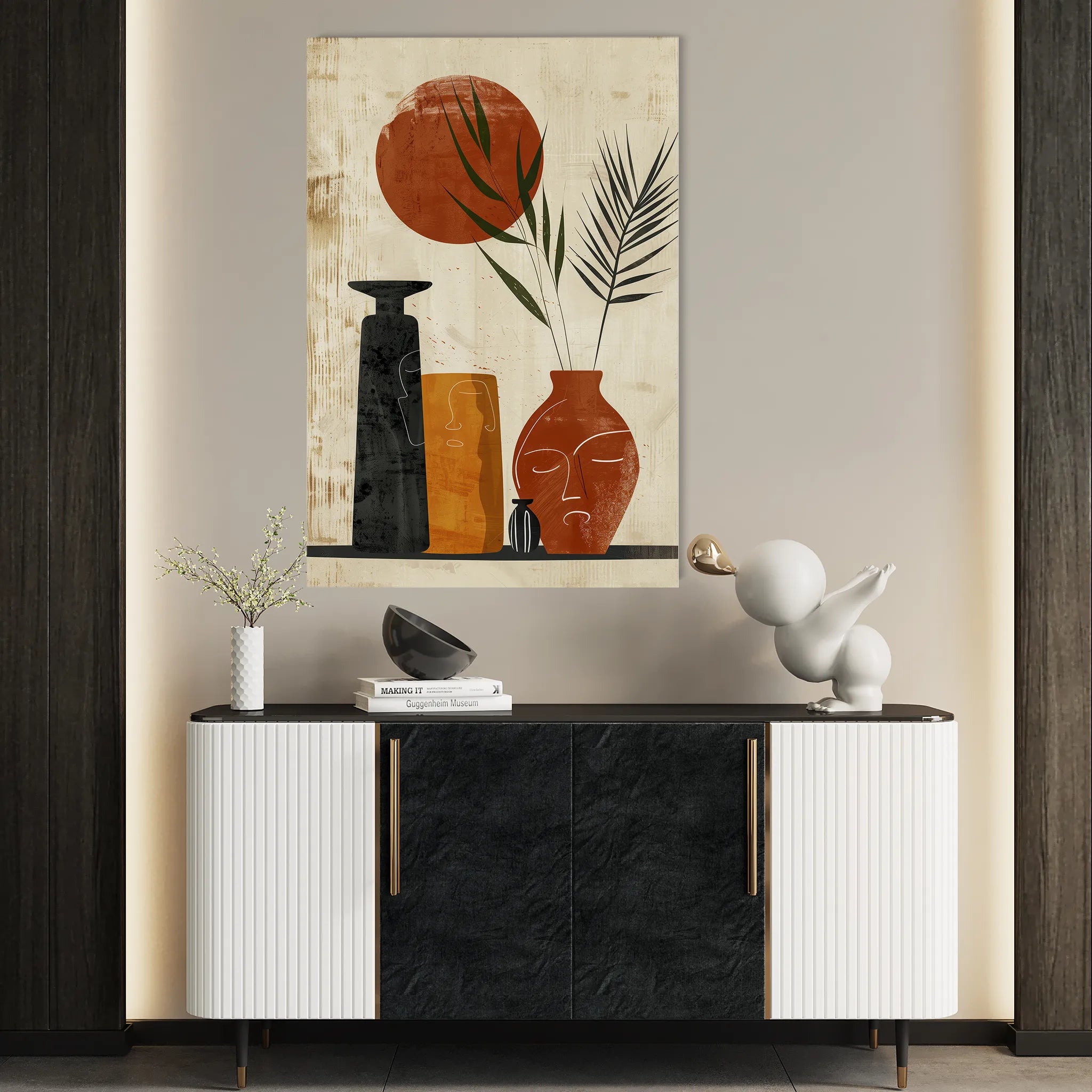Boho Canvas Wall Art WAD054-BH 90 x 60 cm / Stretched on hidden frame