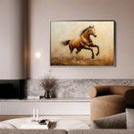 Horses 054 Canvas Art 90 x 60 cm / Stretched on hidden frame