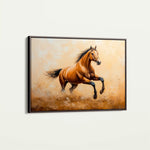 Horses 054 Canvas Art 90 x 60 cm / Stretched on hidden frame
