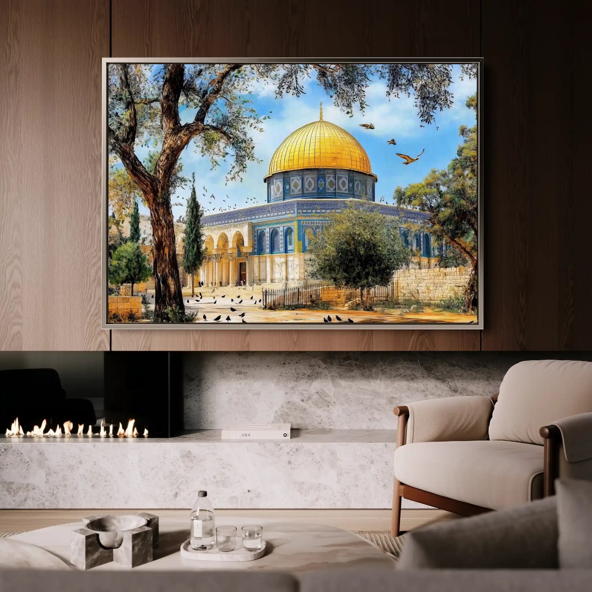 Palestine 054 Canvas Art 90 x 60 cm / Stretched on hidden frame