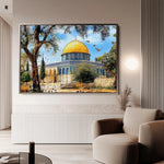 Palestine 054 Canvas Art 90 x 60 cm / Stretched on hidden frame