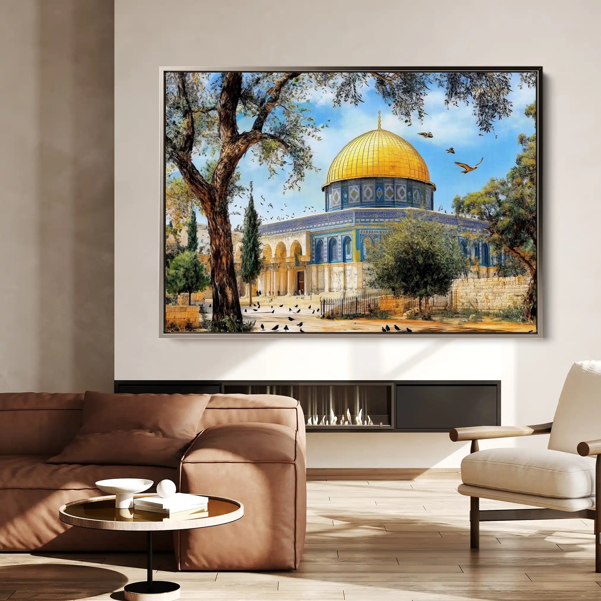 Palestine 054 Canvas Art 90 x 60 cm / Stretched on hidden frame