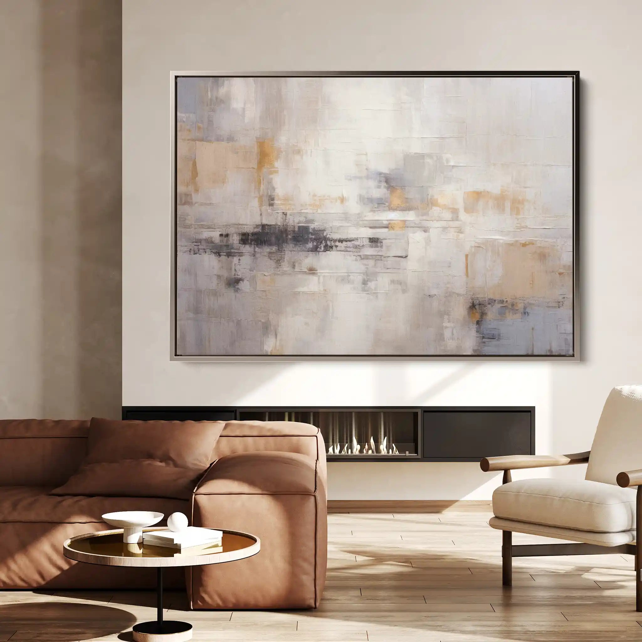 Abstract 055 Canvas Art 60 x 40 cm / Stretched on hidden frame
