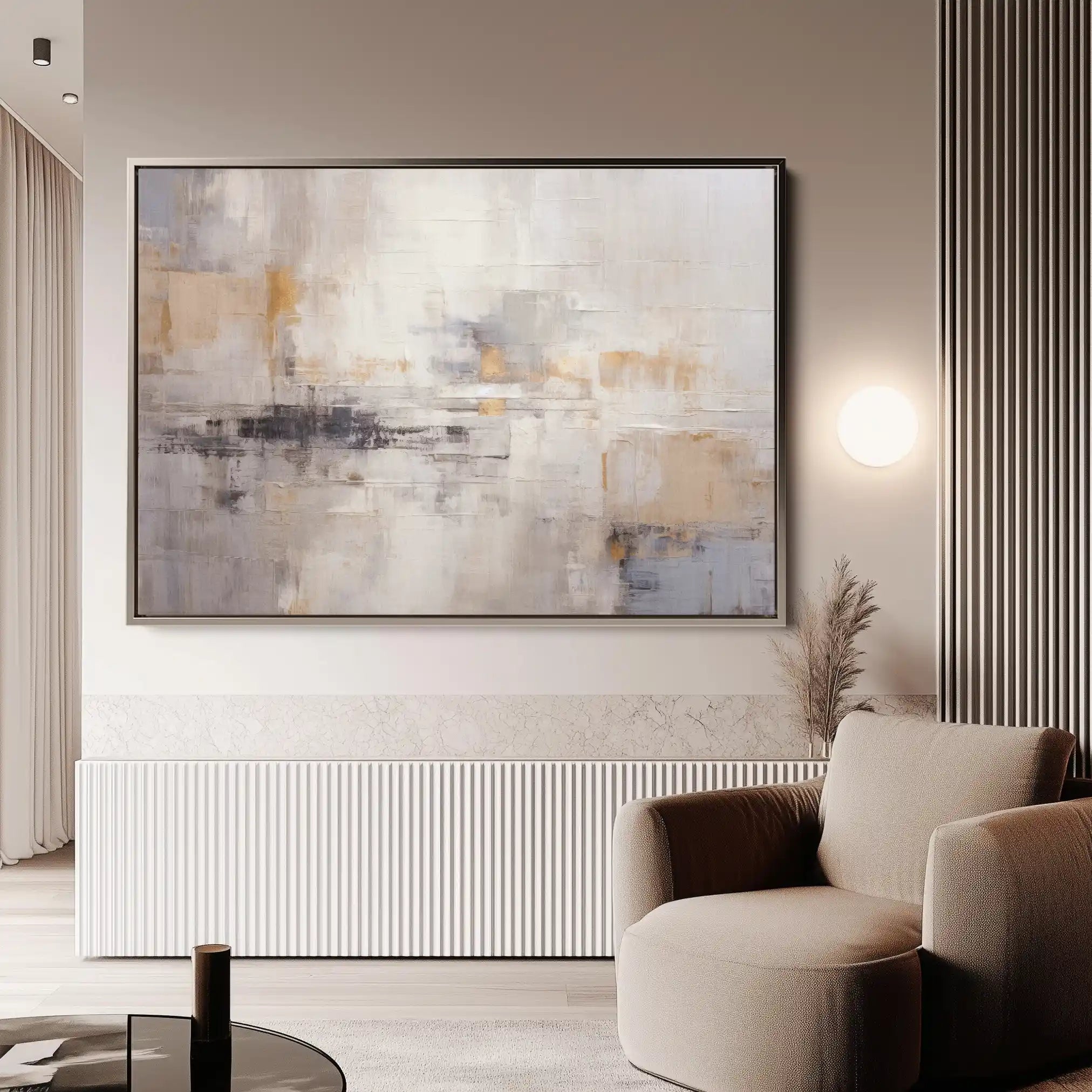 Abstract 055 Canvas Art 60 x 40 cm / Stretched on hidden frame