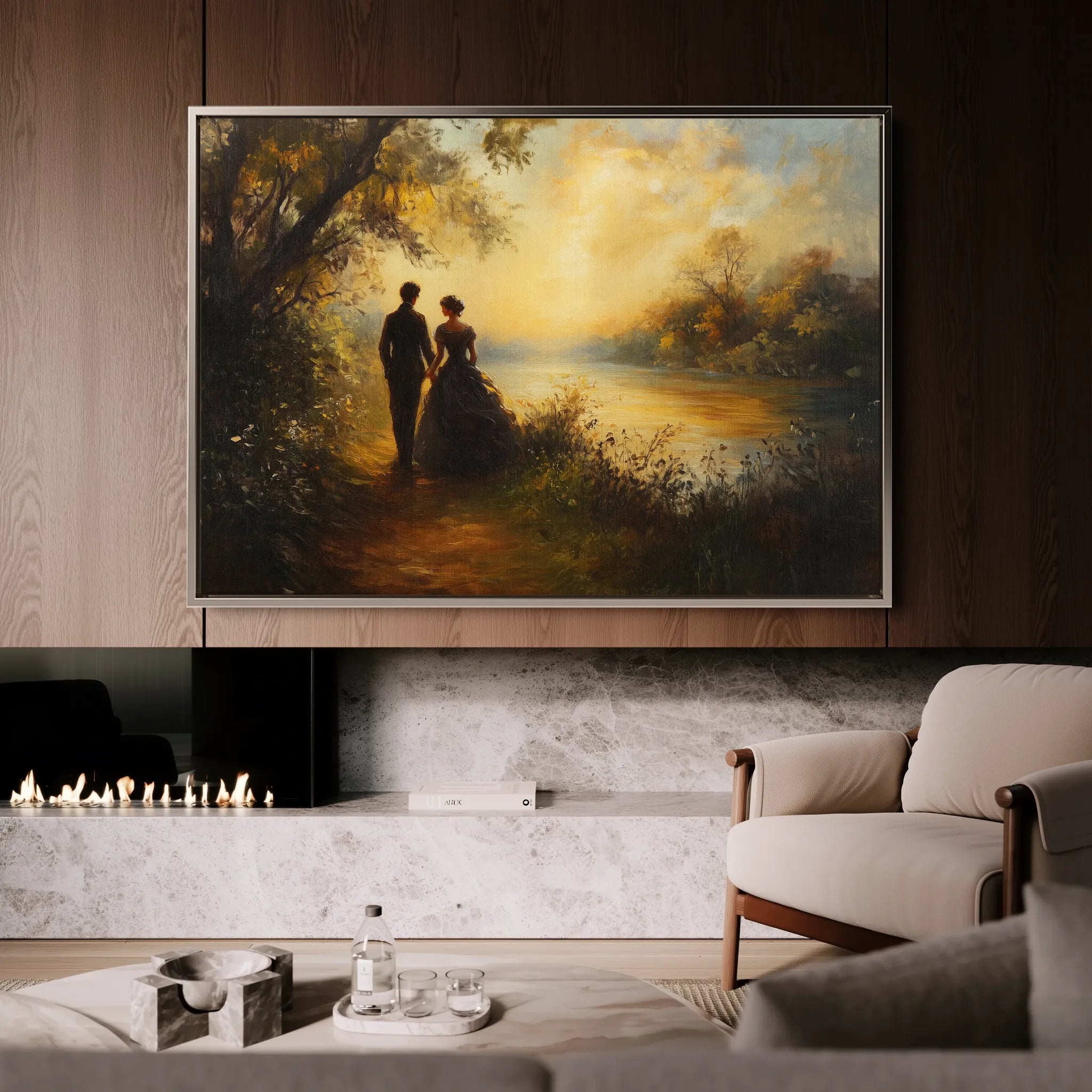 Classic Canvas Wall Art WAD055-CL 90 x 60 cm / Stretched on hidden frame