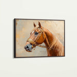 Horses 055 Canvas Art 90 x 60 cm / Stretched on hidden frame