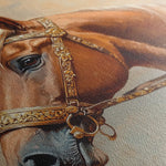 Horses 055 Canvas Art 90 x 60 cm / Stretched on hidden frame