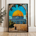 Palestine 055 Canvas Art 90 x 60 cm / Stretched on hidden frame