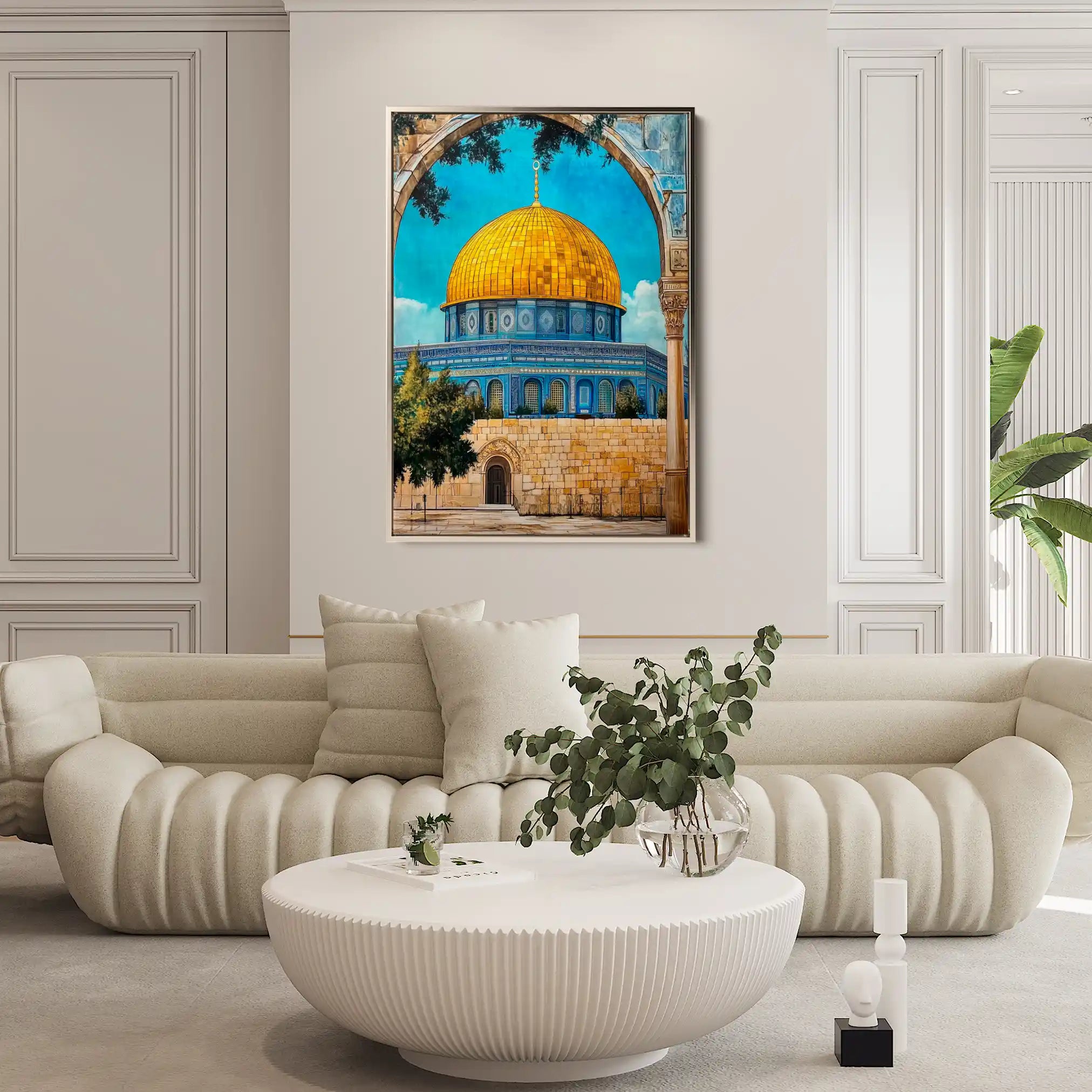 Palestine 055 Canvas Art 90 x 60 cm / Stretched on hidden frame