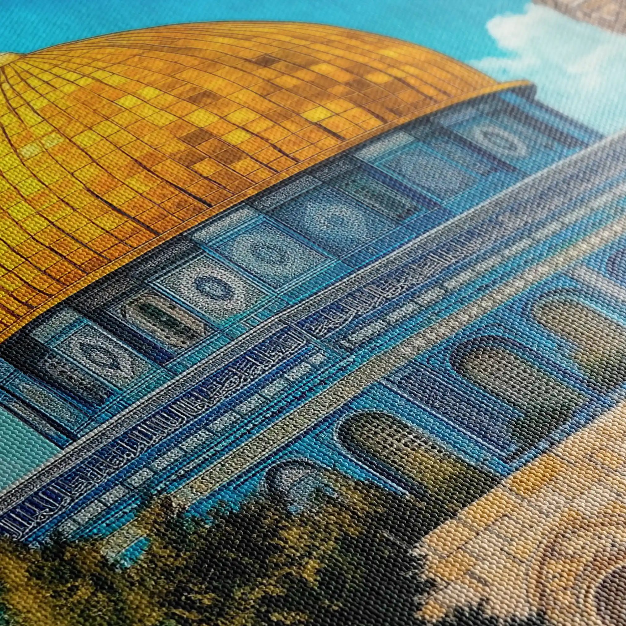 Palestine 055 Canvas Art 90 x 60 cm / Stretched on hidden frame