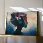 Portrait 055 Canvas Art 90 x 60 cm / Stretched on hidden frame