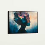 Portrait 055 Canvas Art 90 x 60 cm / Stretched on hidden frame