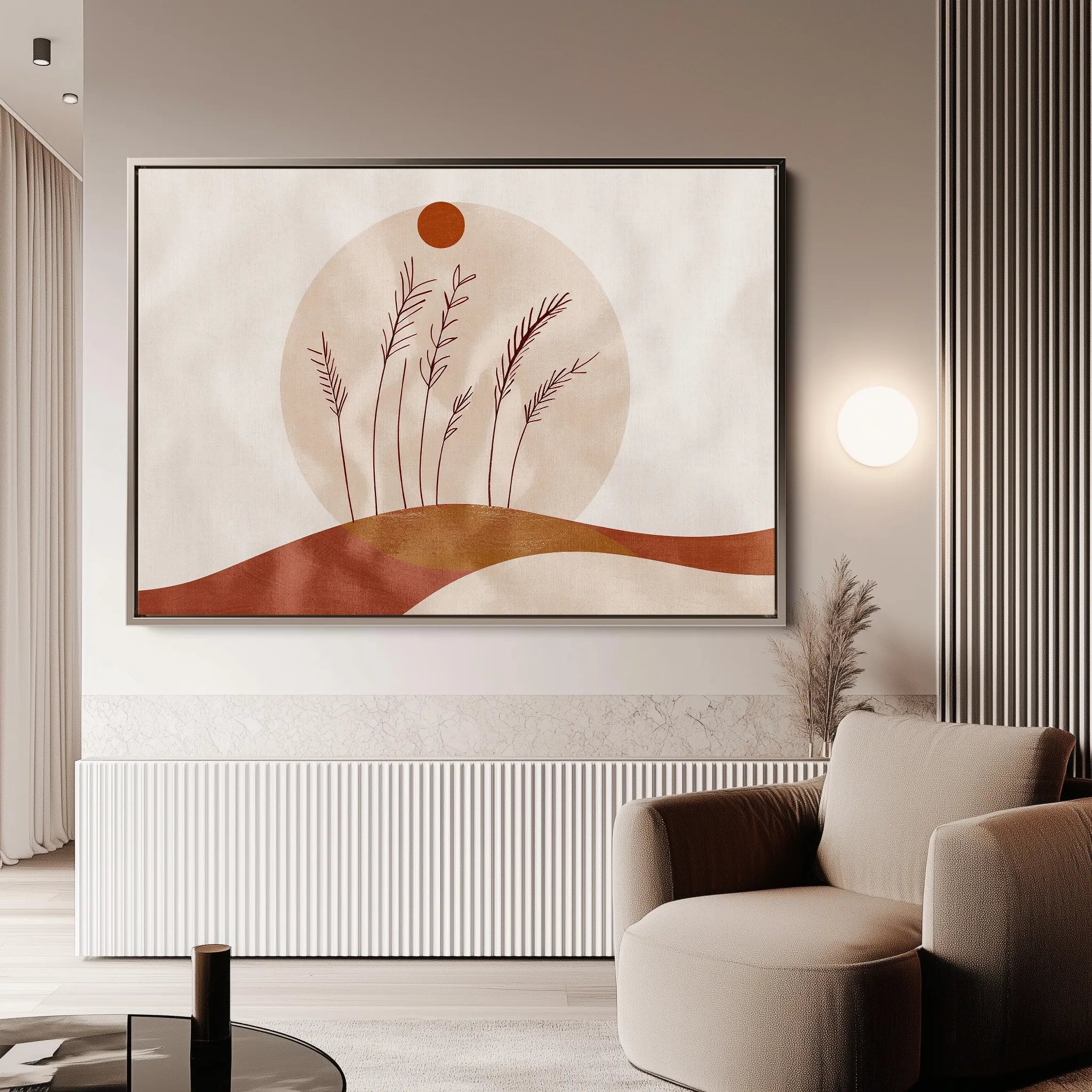Boho Canvas Wall Art WAD056-BH 90 x 60 cm / Stretched on hidden frame