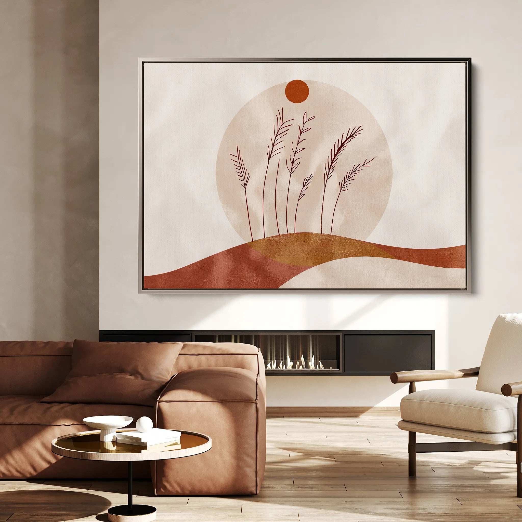 Boho Canvas Wall Art WAD056-BH 90 x 60 cm / Stretched on hidden frame