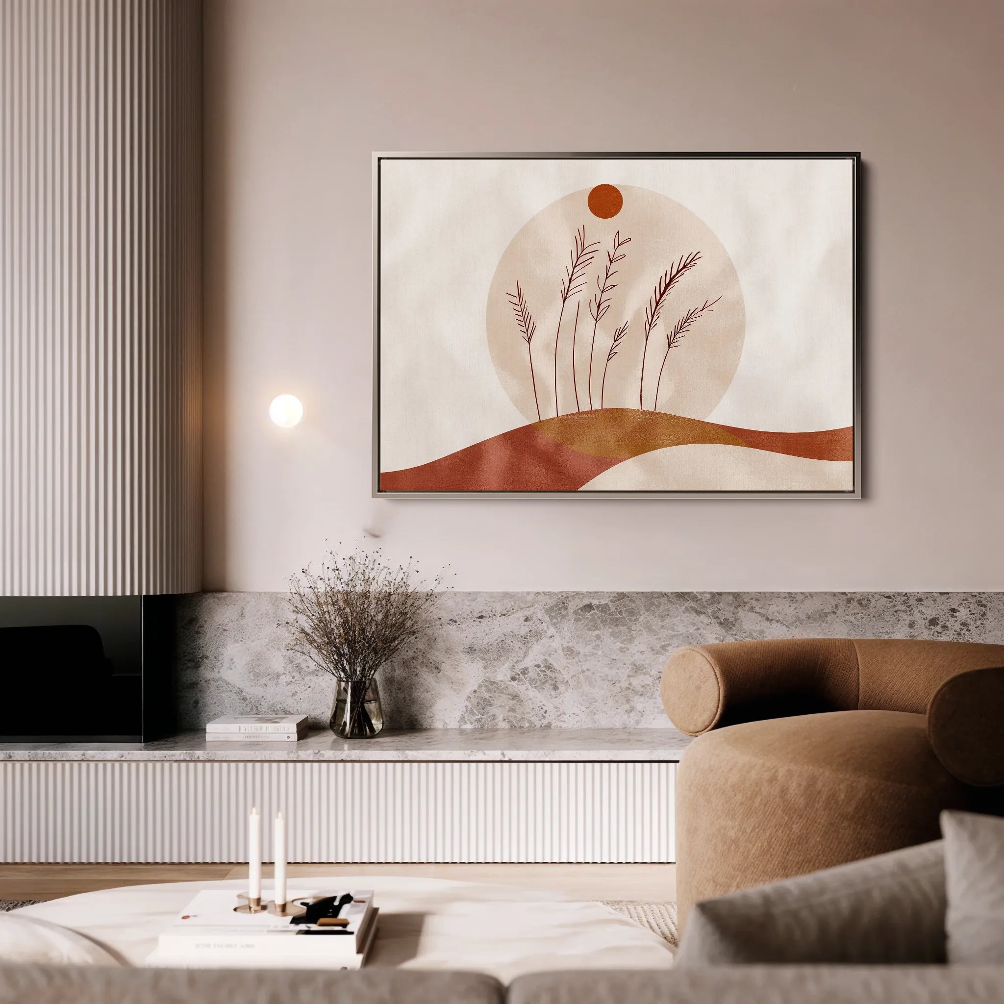 Boho Canvas Wall Art WAD056-BH 90 x 60 cm / Stretched on hidden frame
