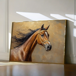 Horses 056 Canvas Art 90 x 60 cm / Stretched on hidden frame