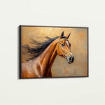 Horses 056 Canvas Art 90 x 60 cm / Stretched on hidden frame