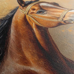 Horses 056 Canvas Art 90 x 60 cm / Stretched on hidden frame