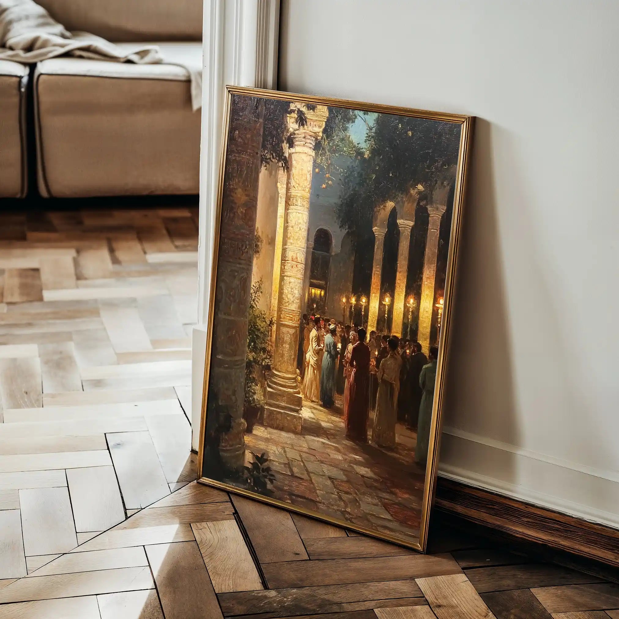 Orientalist 056 Canvas Art 90 x 60 cm / Stretched on hidden frame