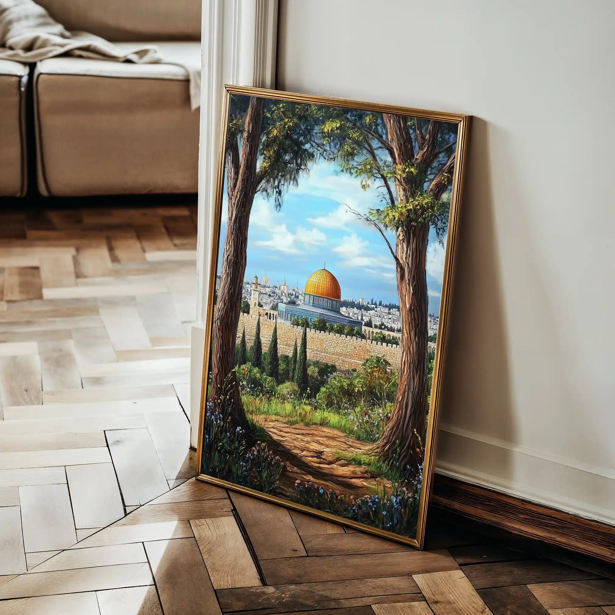 Palestine 056 Canvas Art 90 x 60 cm / Stretched on hidden frame