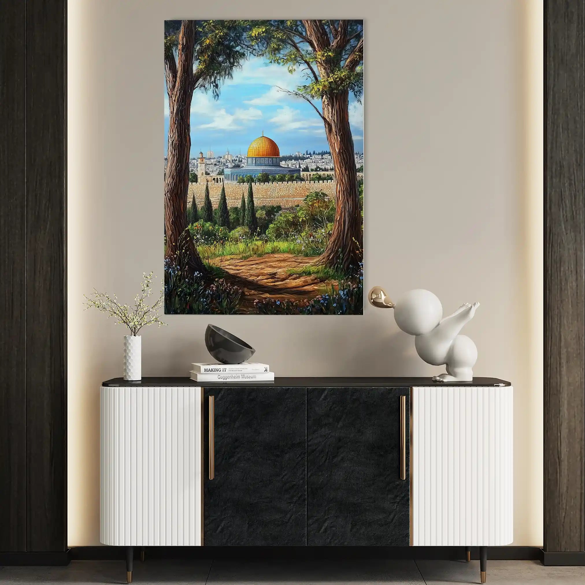 Palestine 056 Canvas Art 90 x 60 cm / Stretched on hidden frame