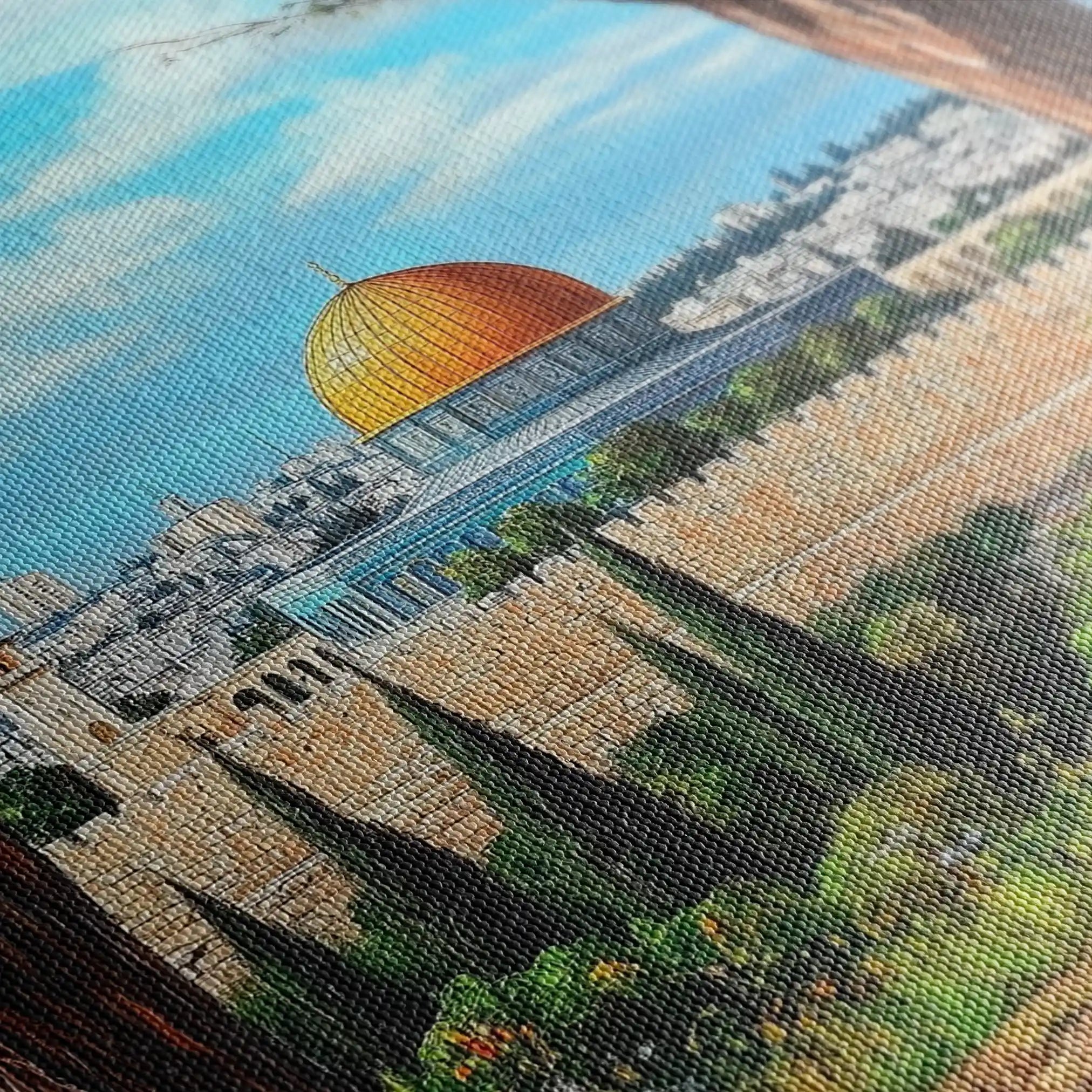 Palestine 056 Canvas Art 90 x 60 cm / Stretched on hidden frame