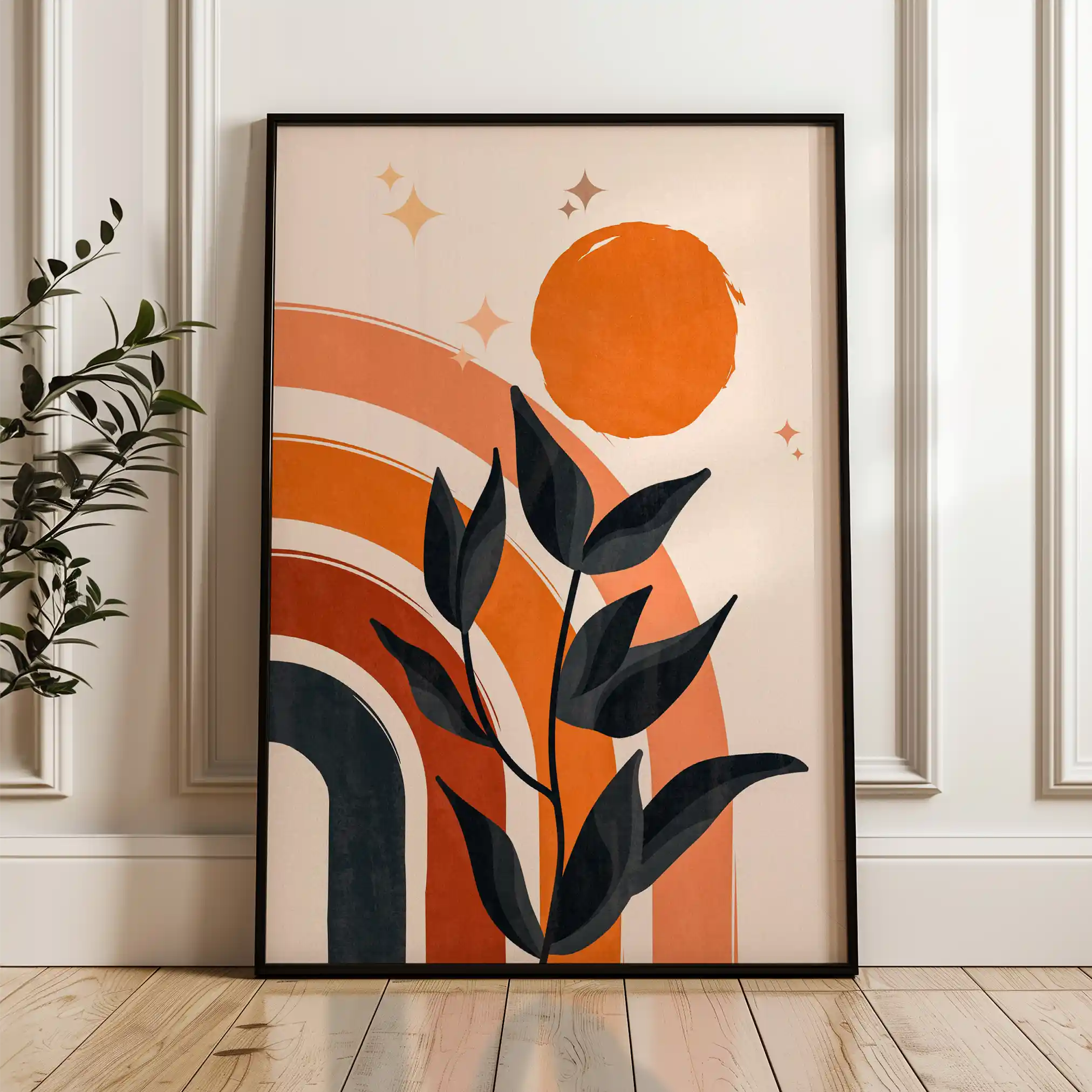 Boho 057 Canvas Art 90 x 60 cm / Stretched on hidden frame