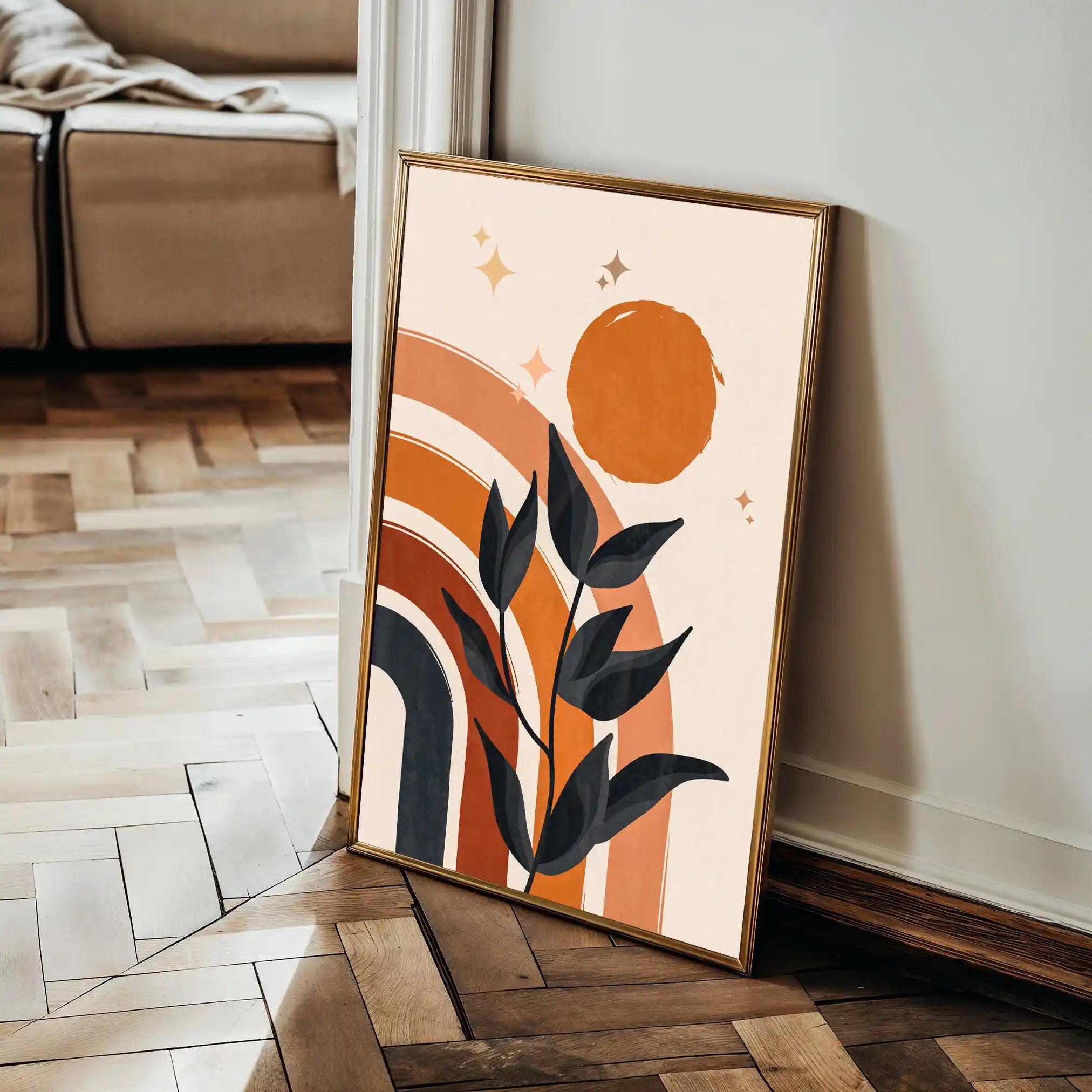 Boho 057 Canvas Art 90 x 60 cm / Stretched on hidden frame