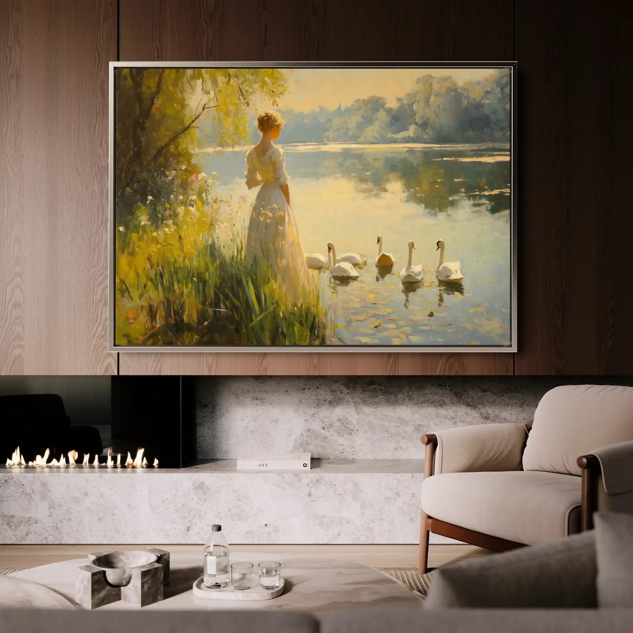 Classic 057 Canvas Art 90 x 60 cm / Stretched on hidden frame