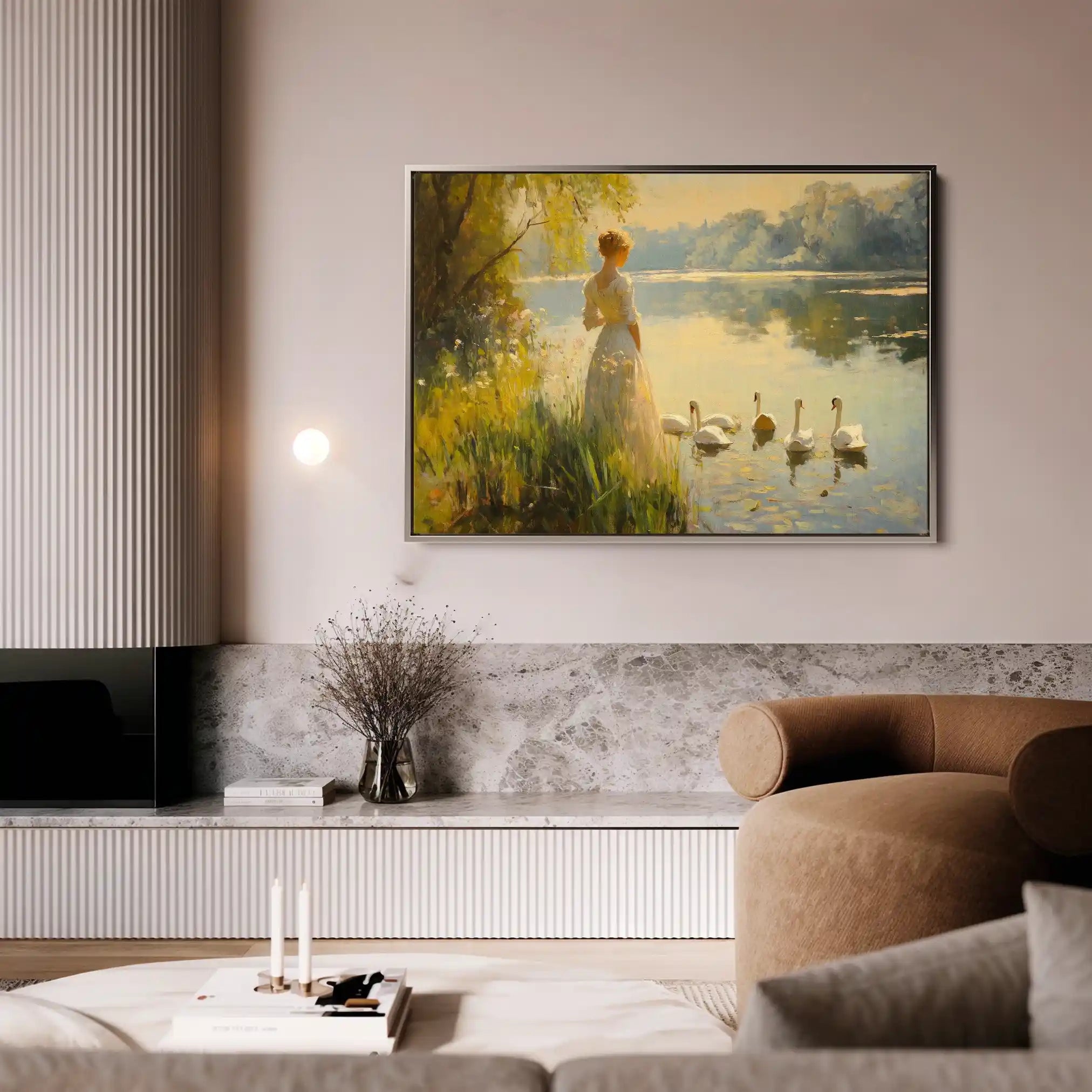Classic 057 Canvas Art 90 x 60 cm / Stretched on hidden frame