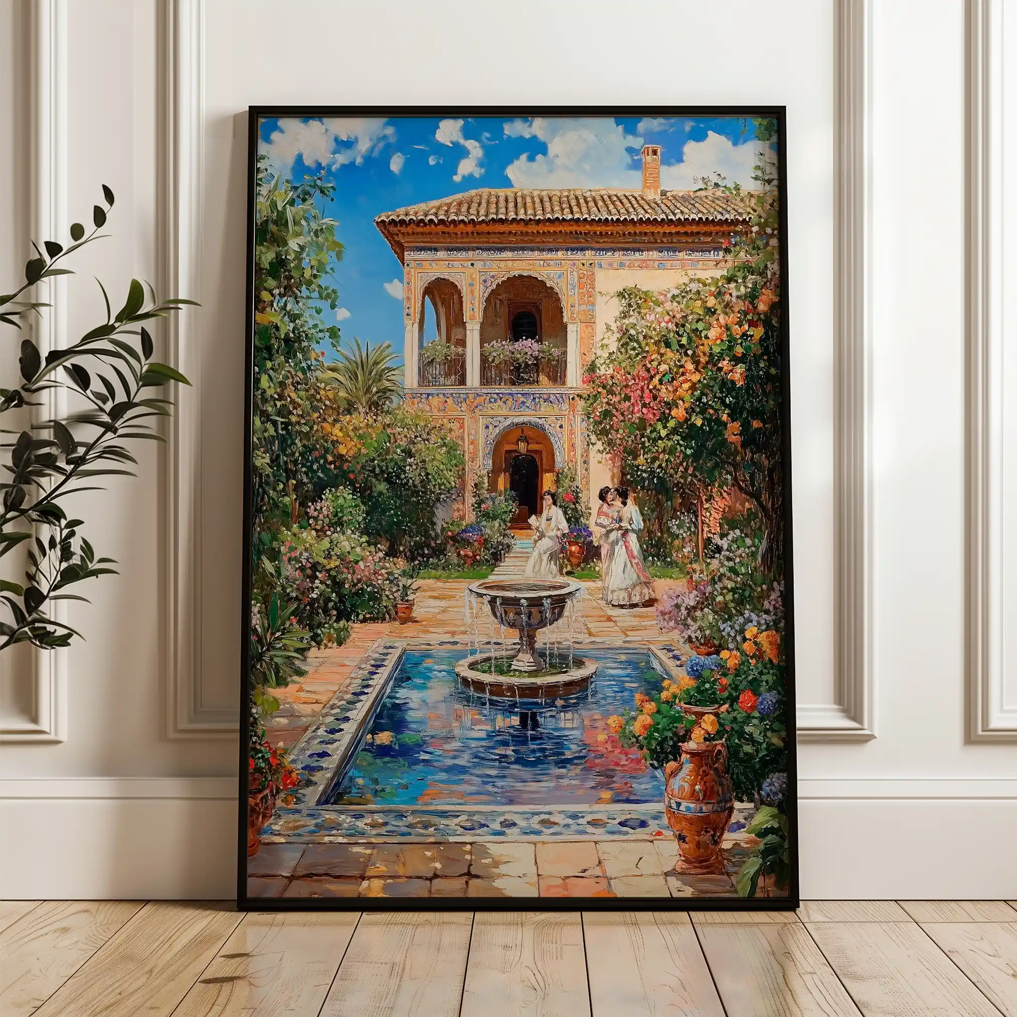 Orientalist 057 Canvas Art 90 x 60 cm / Stretched on hidden frame