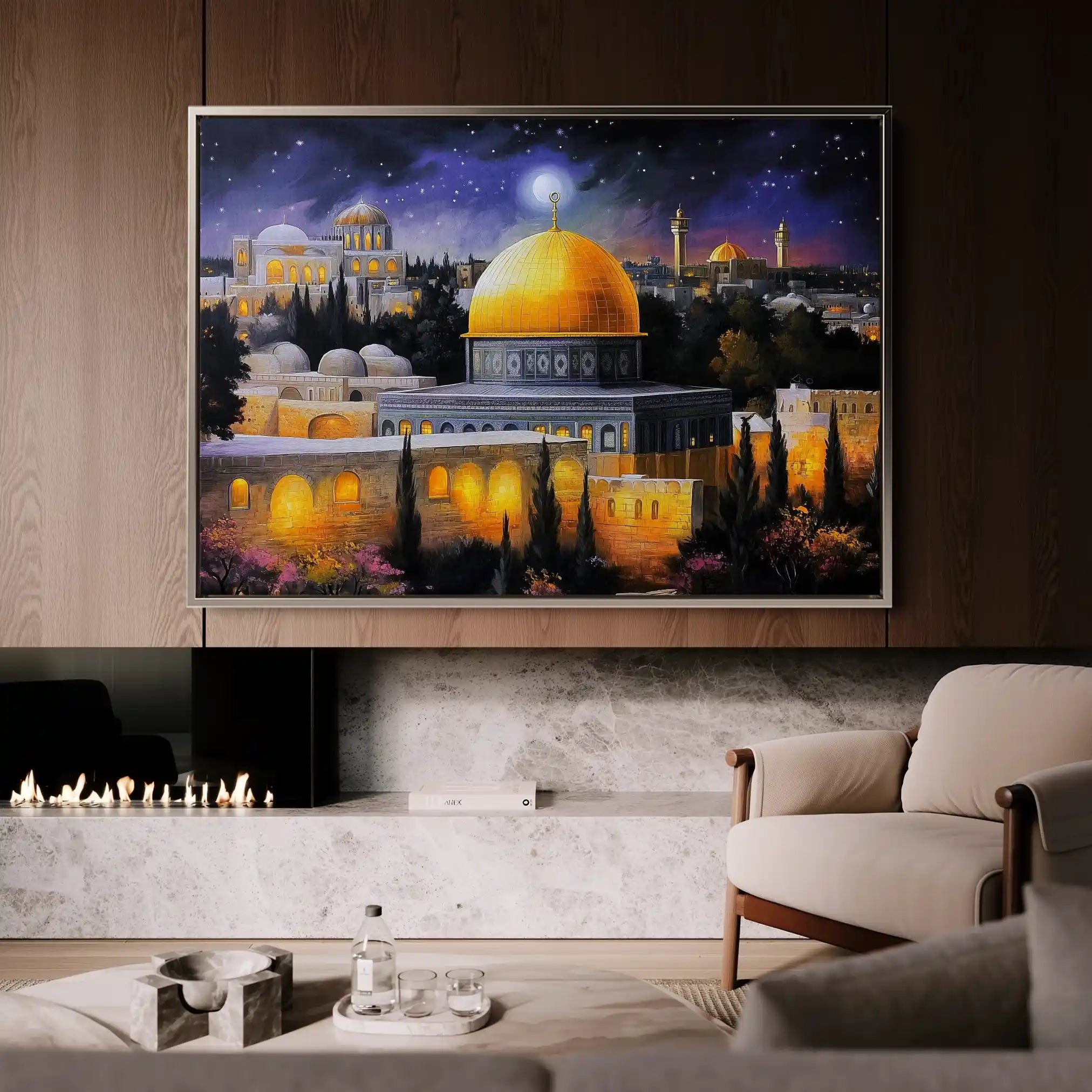 Palestine 057 Canvas Art 90 x 60 cm / Stretched on hidden frame