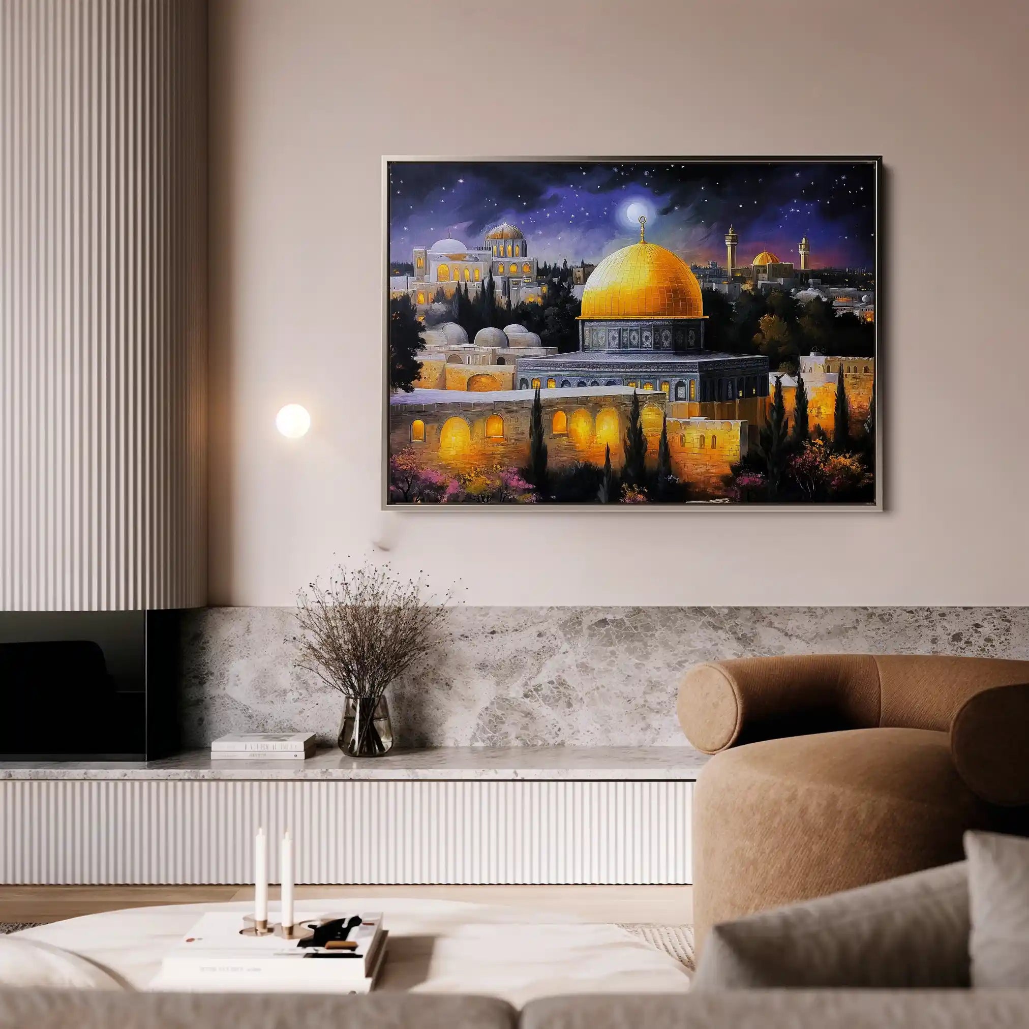 Palestine 057 Canvas Art 90 x 60 cm / Stretched on hidden frame