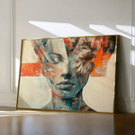 Portrait 057 Canvas Art 90 x 60 cm / Stretched on hidden frame