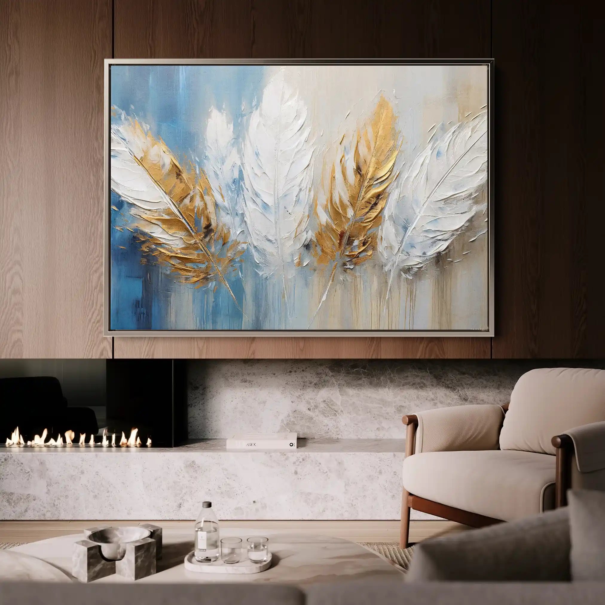 Abstract 058 Canvas Art 60 x 40 cm / Stretched on hidden frame