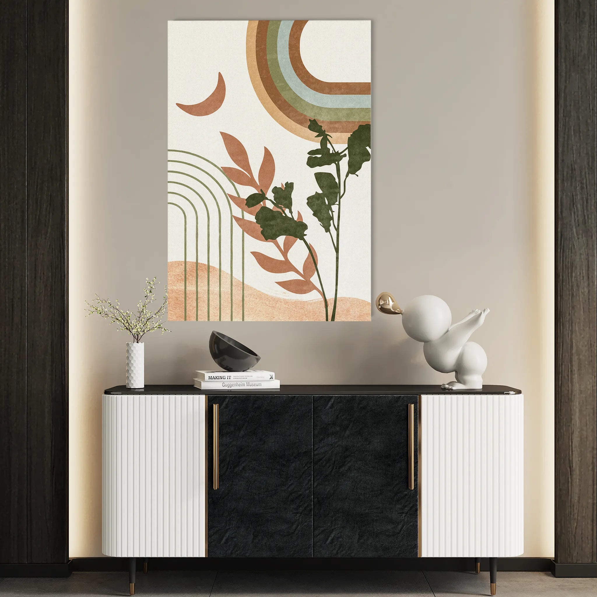 Boho Canvas Wall Art WAD058-BH 90 x 60 cm / Stretched on hidden frame