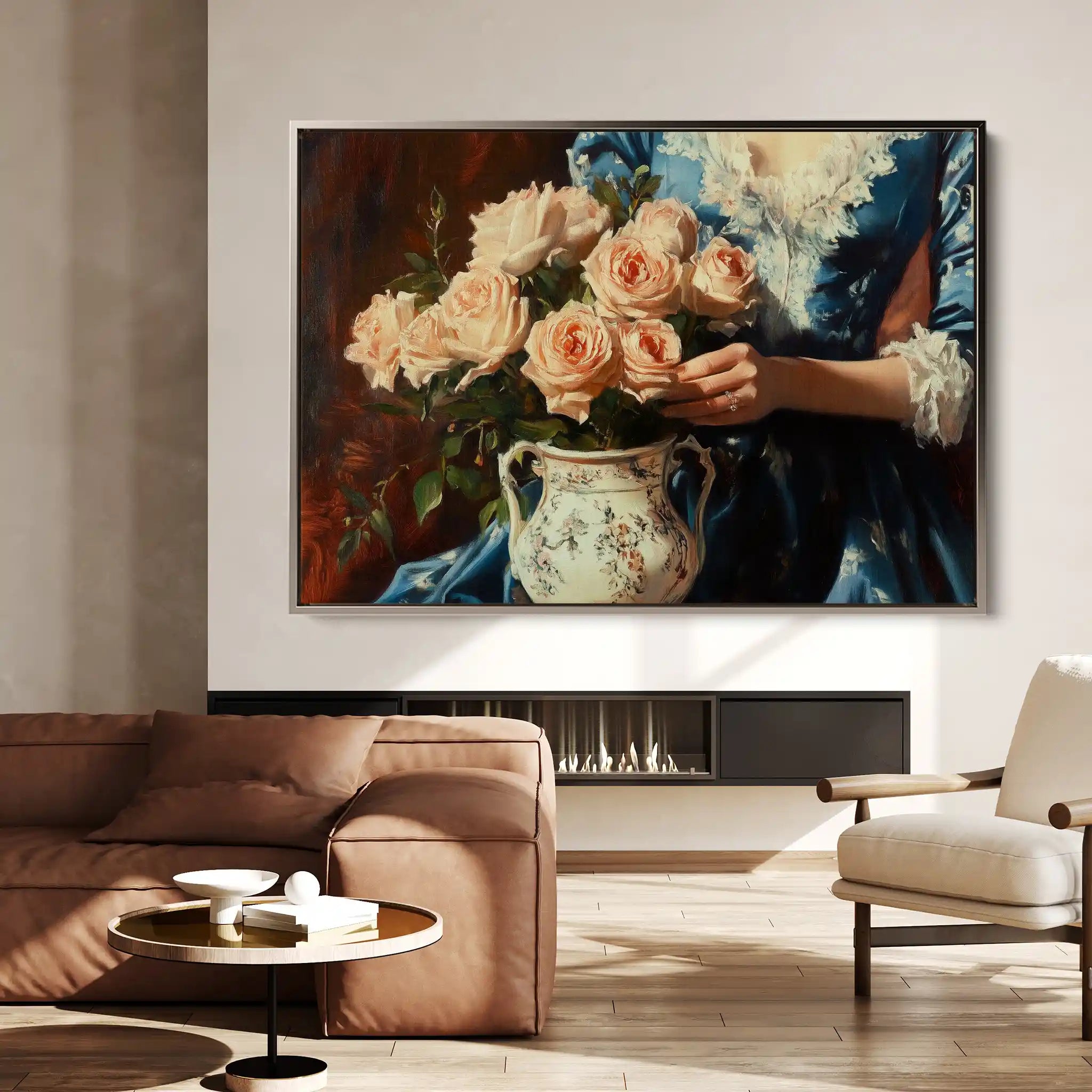 Classic 058 Canvas Art 90 x 60 cm / Stretched on hidden frame