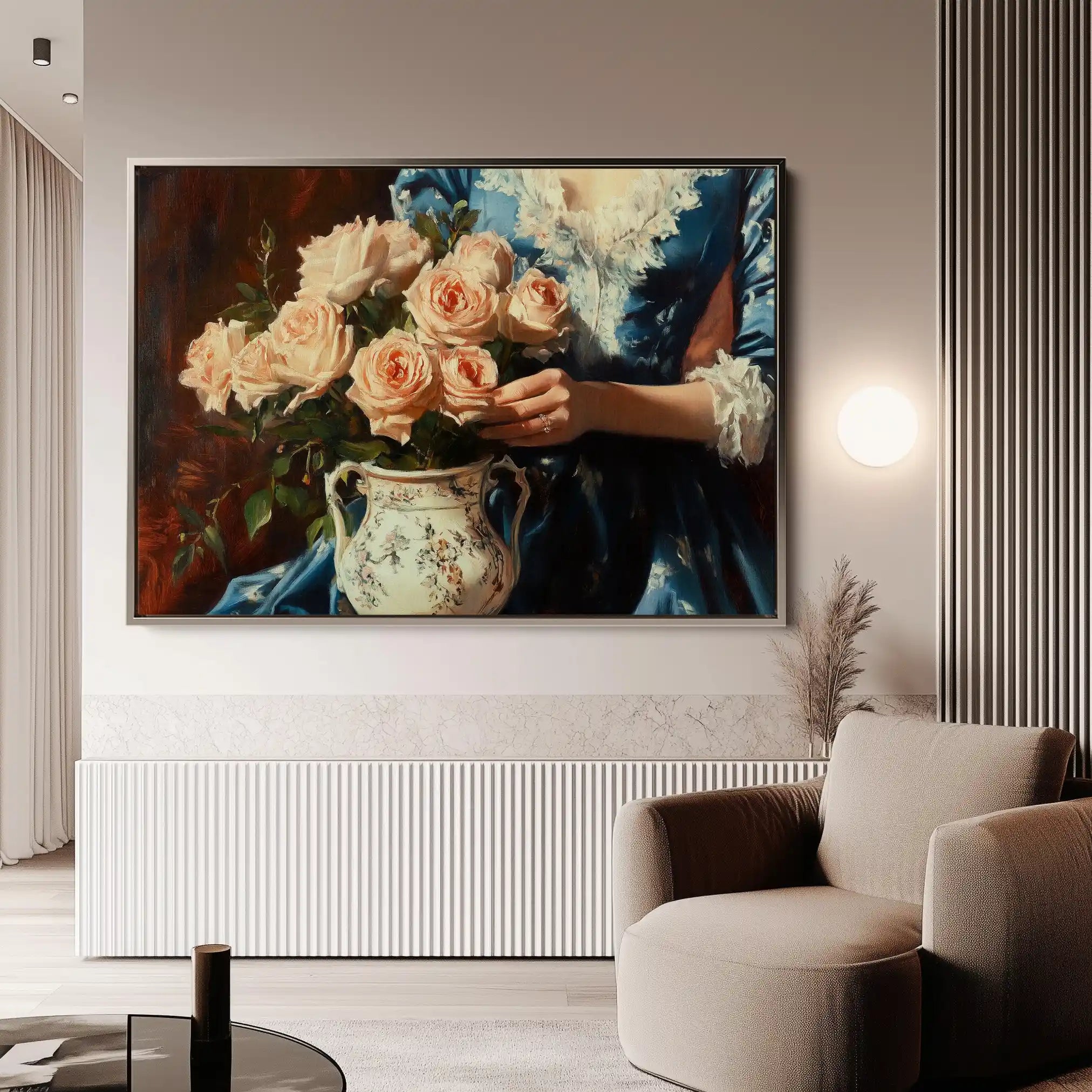 Classic 058 Canvas Art 90 x 60 cm / Stretched on hidden frame