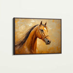 Horses 058 Canvas Art 90 x 60 cm / Stretched on hidden frame