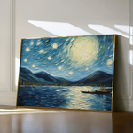 Landscape 058 Canvas Art 90 x 60 cm / Stretched on hidden frame